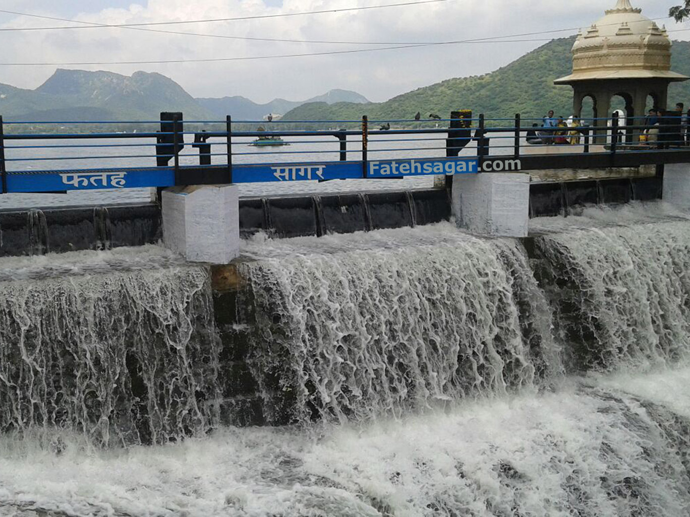 Fateh Sagar Lake of Udaipur (Rajasthan) India.